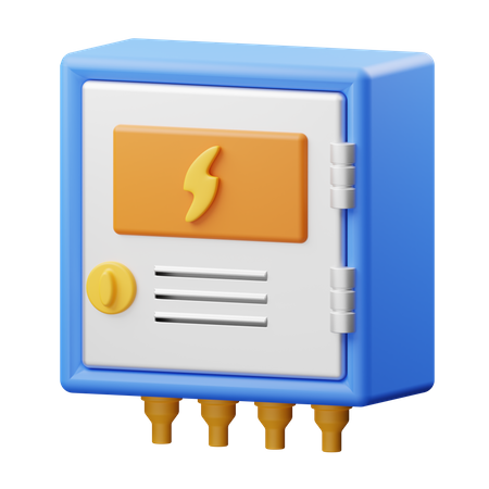 Fuse Box  3D Icon