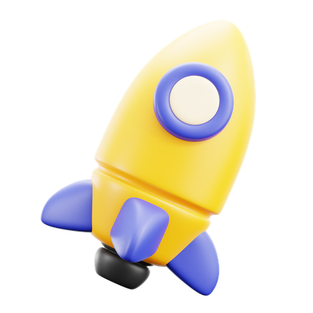 Fusée  3D Icon