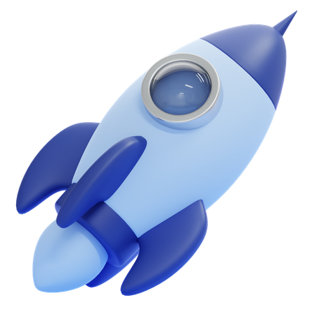 Fusée  3D Icon