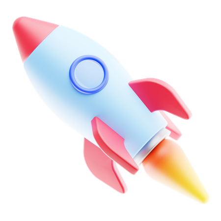 Fusée  3D Icon
