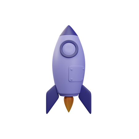 Fusée  3D Icon