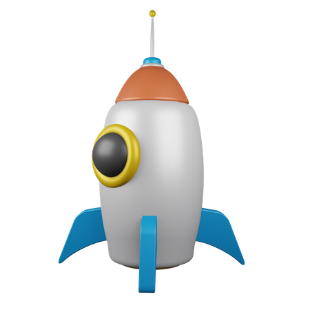 Fusée  3D Icon