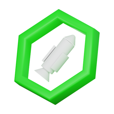 Fusée  3D Icon