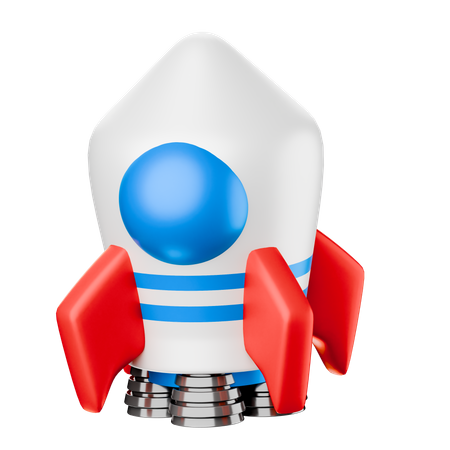 Fusée  3D Icon