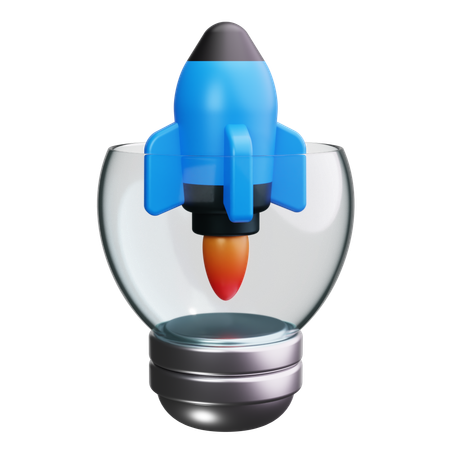 Fusée  3D Icon