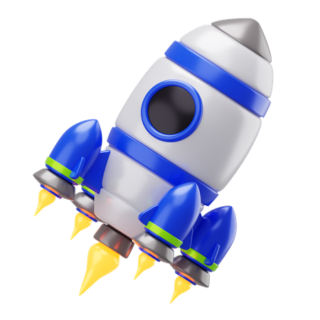 Fusée  3D Icon