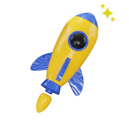 Fusée  3D Icon
