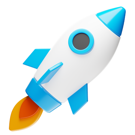 Fusée  3D Icon
