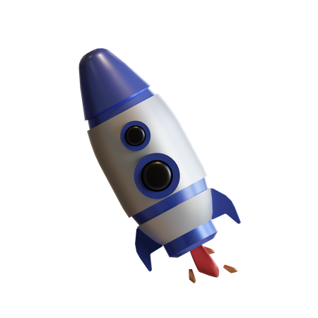 Fusée  3D Icon