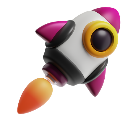 Fusée  3D Icon