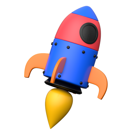 Fusée  3D Icon