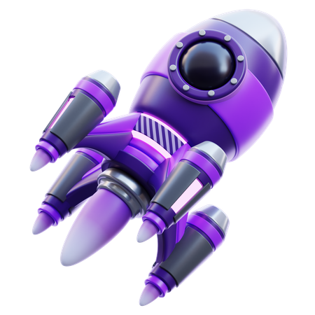 Fusée  3D Icon