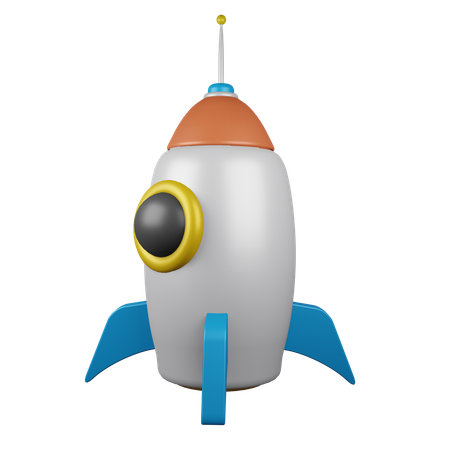 Fusée  3D Icon