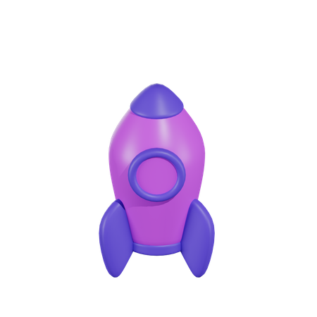Fusée  3D Icon