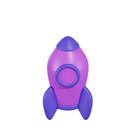 Fusée  3D Icon