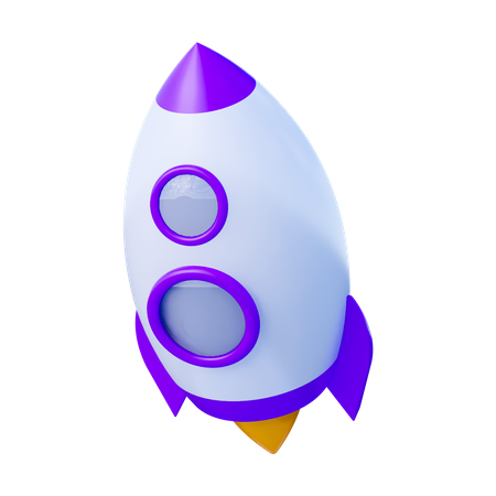 Fusée  3D Icon