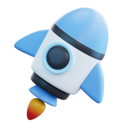 Fusée  3D Icon