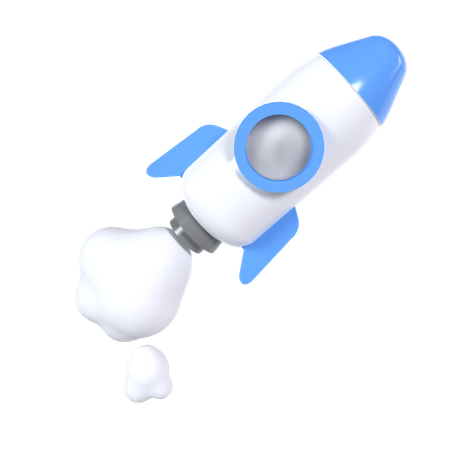 Fusée de démarrage  3D Icon