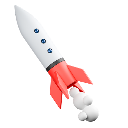 Missile fusée  3D Icon