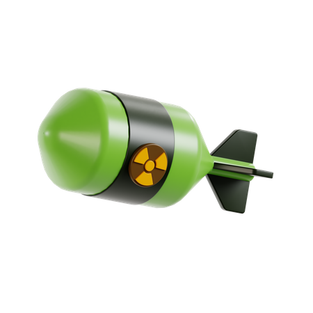 Fusée nucléaire  3D Icon