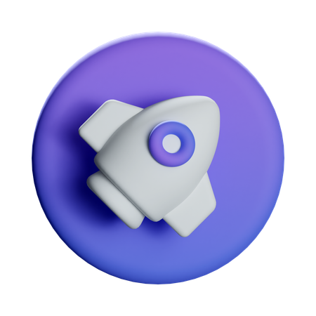 Startups de fusées  3D Icon