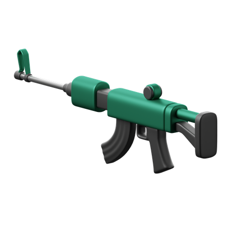 Fusil  3D Icon