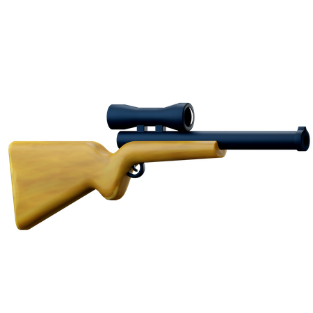 Fusil  3D Icon