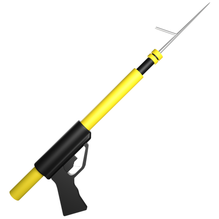 Un fusil à harpon  3D Icon
