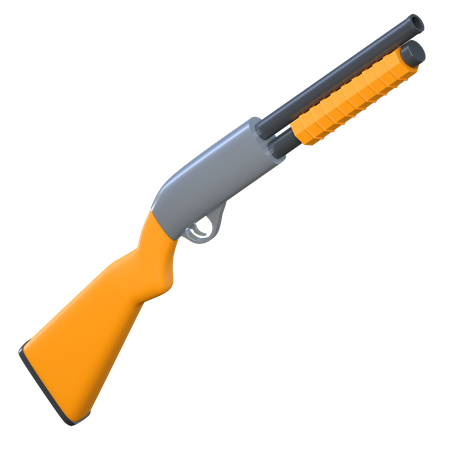 Fusil à pompe  3D Icon