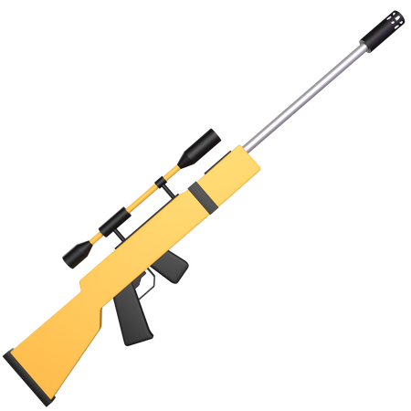 Fusil de sniper  3D Icon