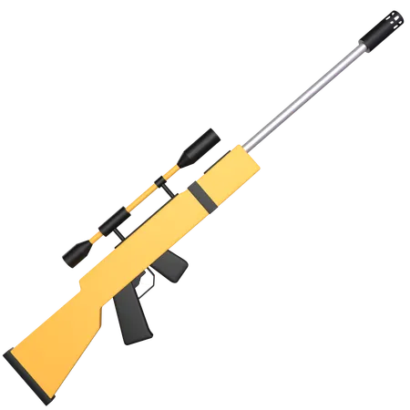 Fusil de sniper  3D Icon