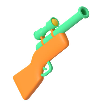 Fusil Remington  3D Icon