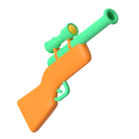 Fusil Remington  3D Icon