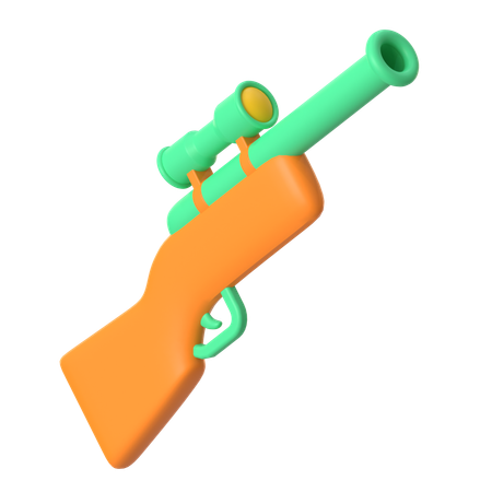 Fusil Remington  3D Icon