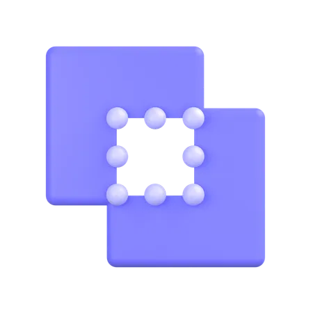 Fusionner  3D Icon