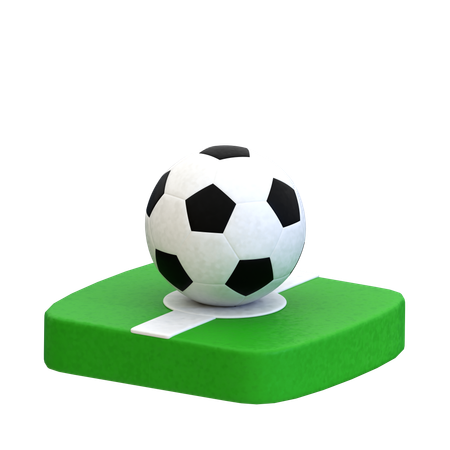 Fußball  3D Icon