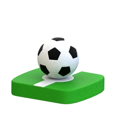 Fußball  3D Icon