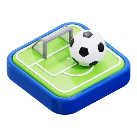 Fußball  3D Icon