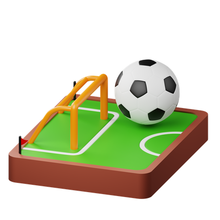 Fußball  3D Icon