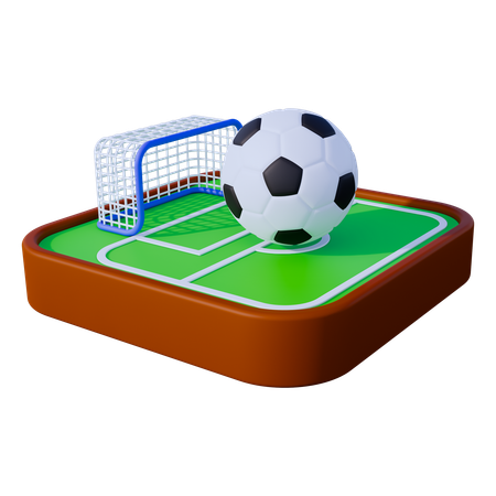 Fußball  3D Icon