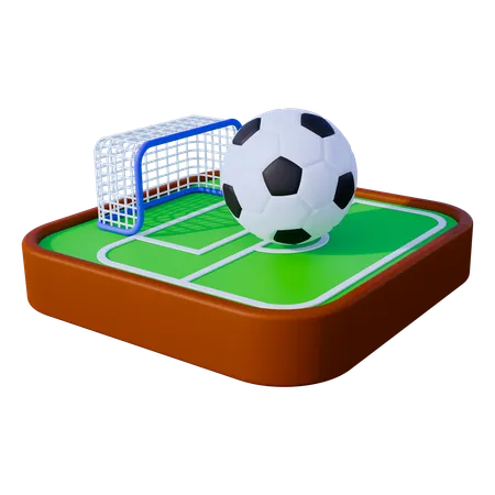 Fußball  3D Icon