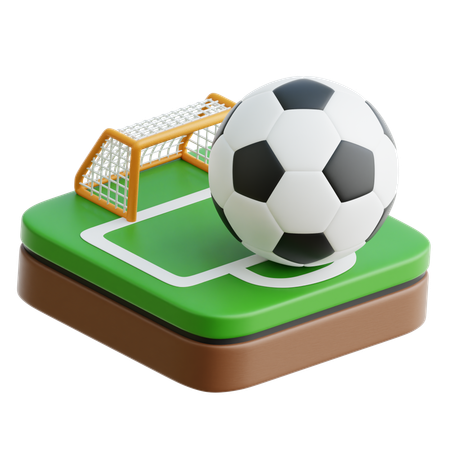 Fußball  3D Icon