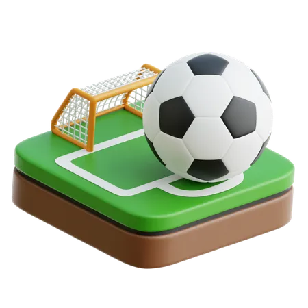 Fußball  3D Icon