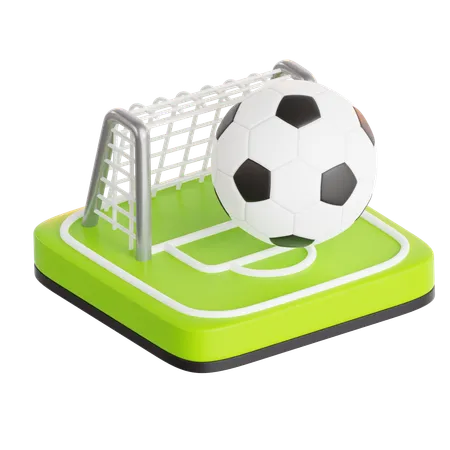 Fußball  3D Icon