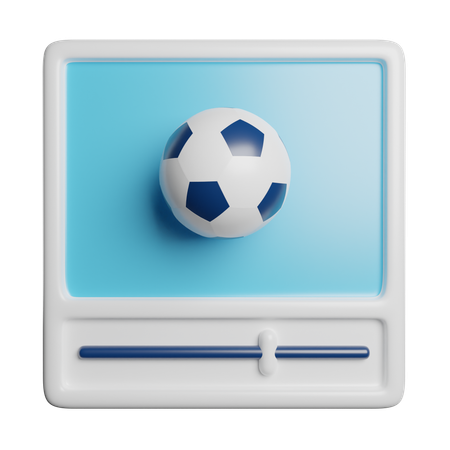 Fußball  3D Icon