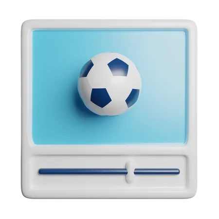 Fußball  3D Icon