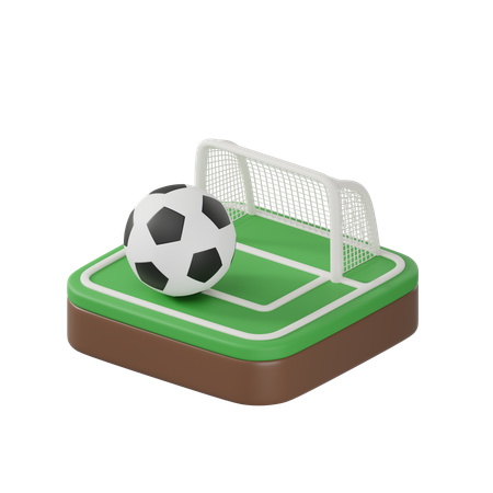 Fußball  3D Icon