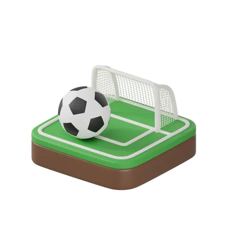 Fußball  3D Icon