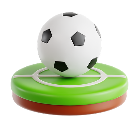 Fußball  3D Icon