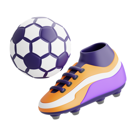 Fußball  3D Icon